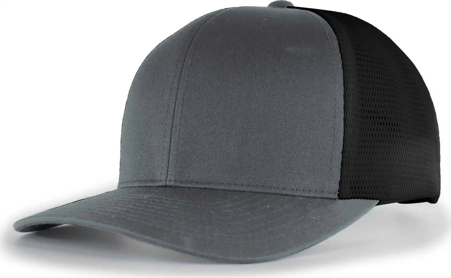 Pacific Headwear 110f Trucker Flexfit Snapback Cap - Graphite Black - Dark Gray / 7’’ - 7 7/8’’