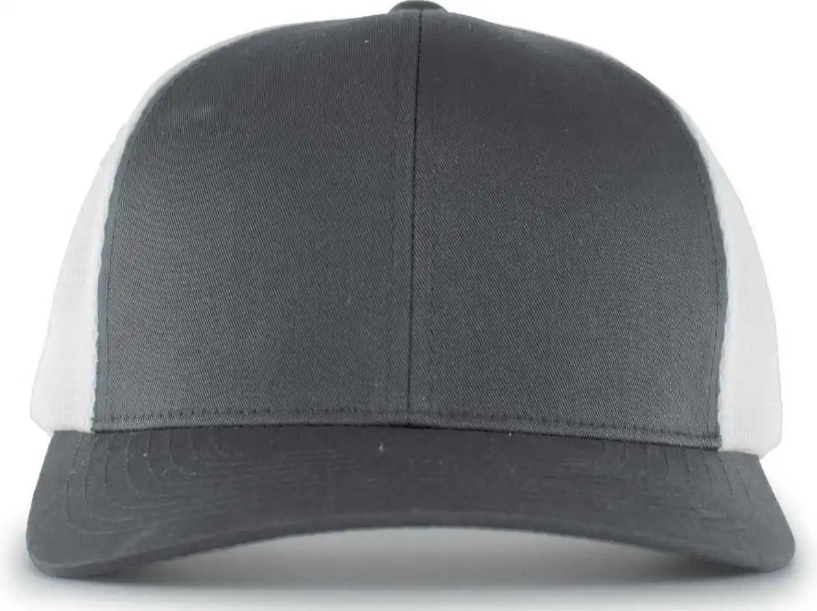 Pacific Headwear 110f Trucker Flexfit Snapback Cap - Graphite White - Dark Gray / 7’’ - 7 7/8’’