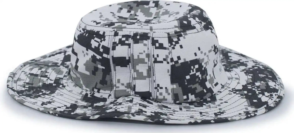 Pacific Headwear 1946 Manta Ray Boonie - Snow Digi Camo - White / 7’’ - 7 7/8’’