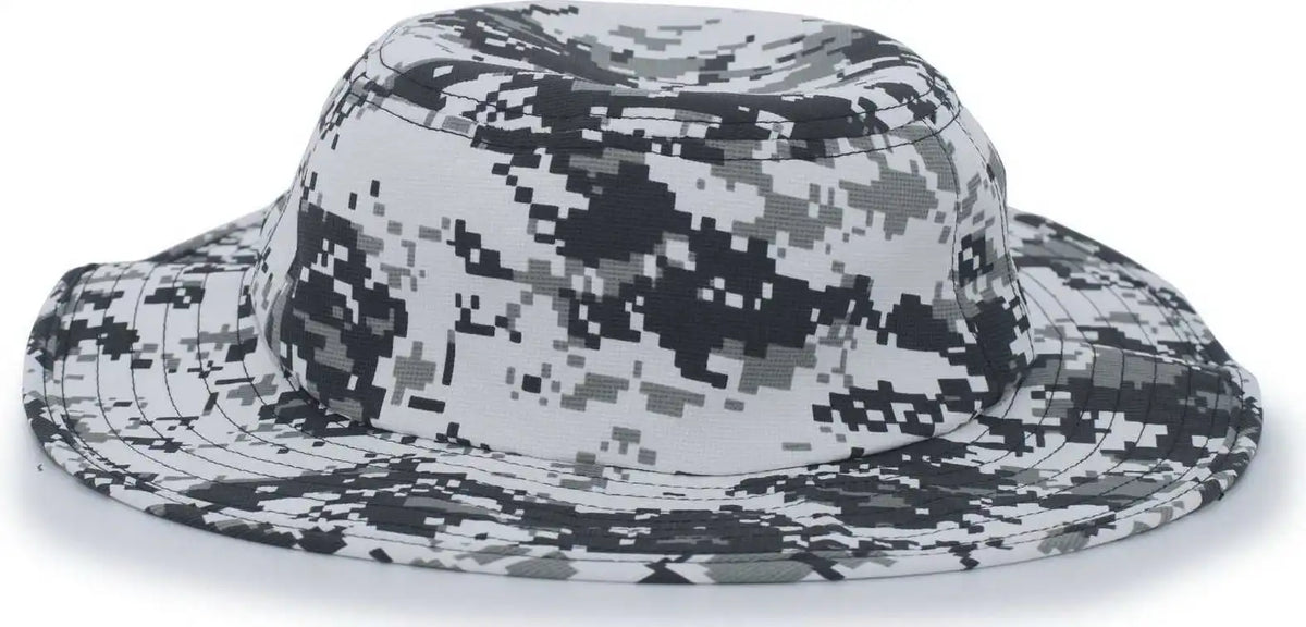 Pacific Headwear 1946 Manta Ray Boonie - Snow Digi Camo - White / 7’’ - 7 7/8’’