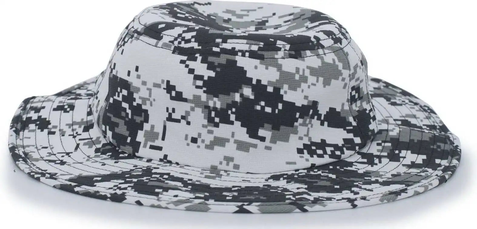 Pacific Headwear 1946 Manta Ray Boonie - Snow Digi Camo - White / 7’’ - 7 7/8’’