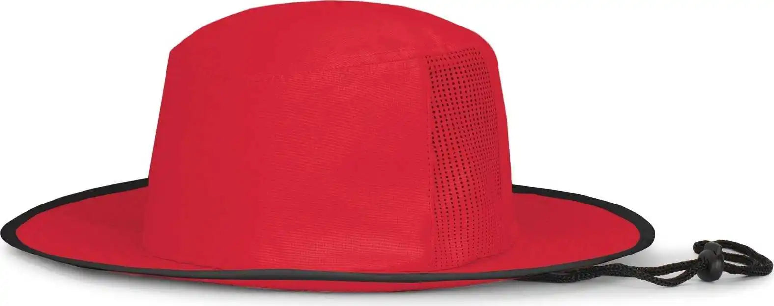 Pacific Headwear 1964b Perforated Legend Boonie - Red Graphite - Dark Gray / 7’’ 7 7/8’’