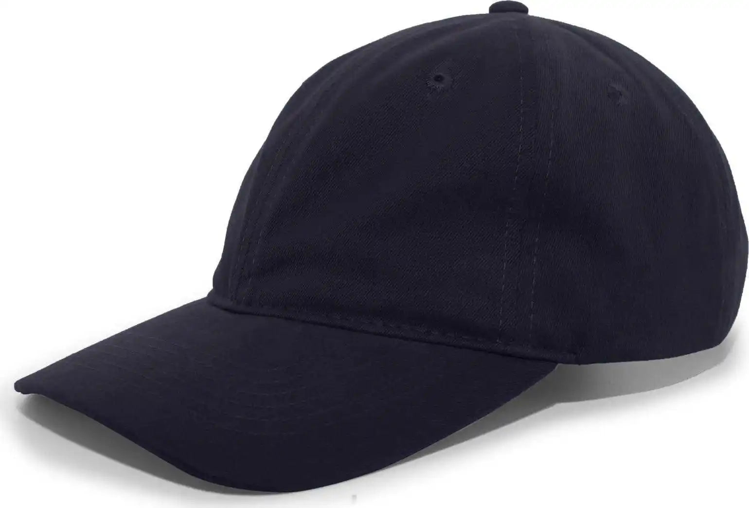 Pacific Headwear 201c Brushed Cotton Twill Buckle Back Cap - Navy - 7’’ - 7 7/8’’