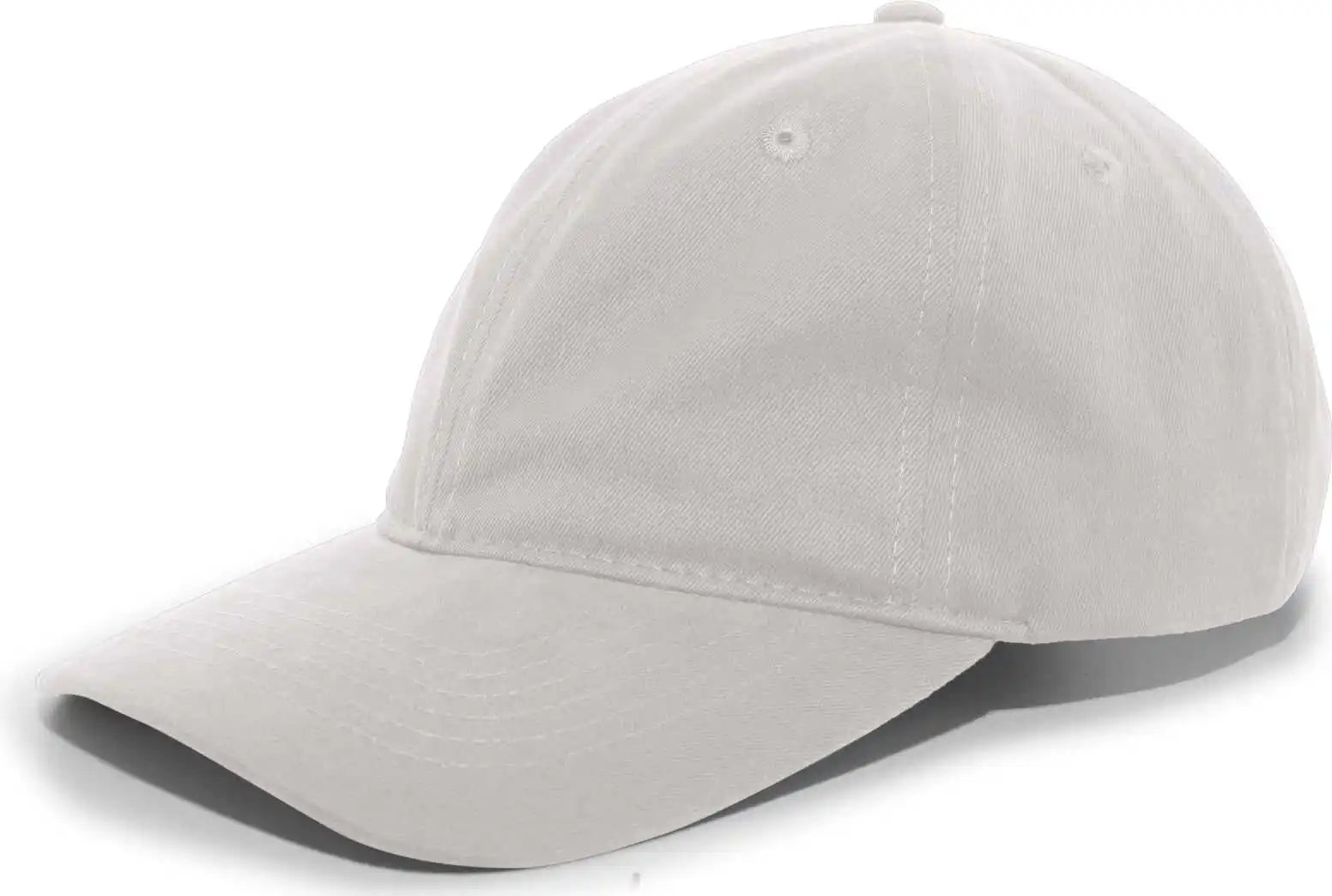 Pacific Headwear 201c Brushed Cotton Twill Buckle Strap Adjustable Cap - Silver - 7’’ - 7 7/8’’