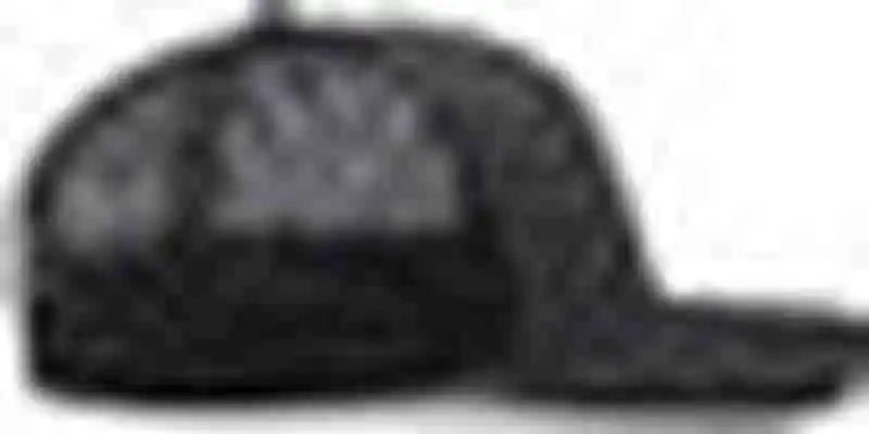 Pacific Headwear 210c Malange Heather Low Profile Trucker - Black - 7’’ 7 7/8’’