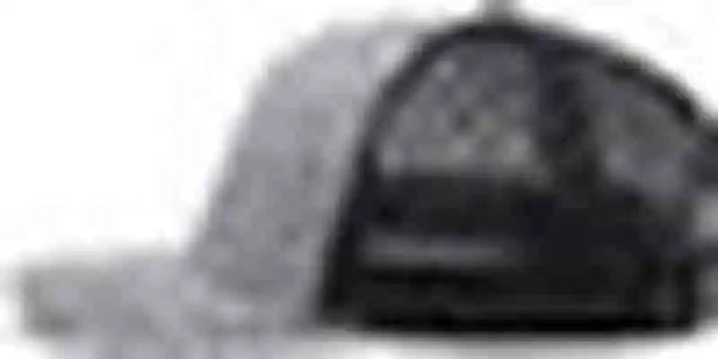 Pacific Headwear 210c Malange Heather Low Profile Trucker - Grey Black - Gray / 7’’ 7 7/8’’