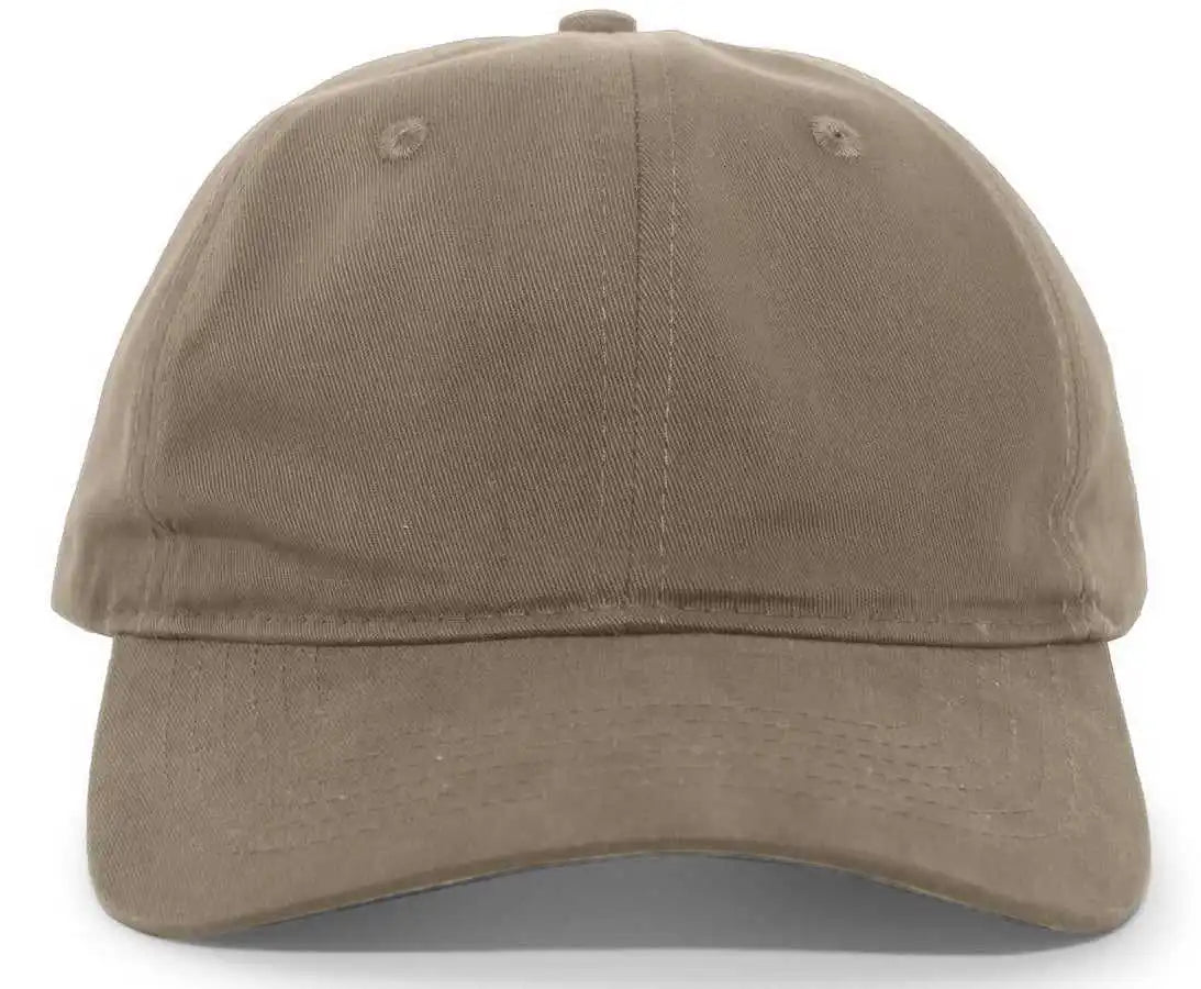 Pacific Headwear 220c Brushed Cotton Twill Hook-and-loop Adjustable Cap - Bedrock - 7’’ - 7 7/8’’