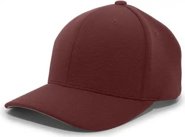 Pacific Headwear 298m M2 Performance Hook-and-loop Cap - Maroon - 6 1/2’’ - 7’’