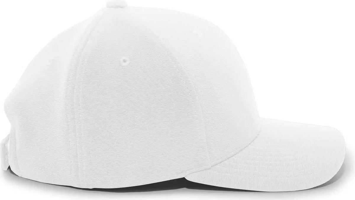 Pacific Headwear 298m M2 Performance Hook-and-loop Cap - White