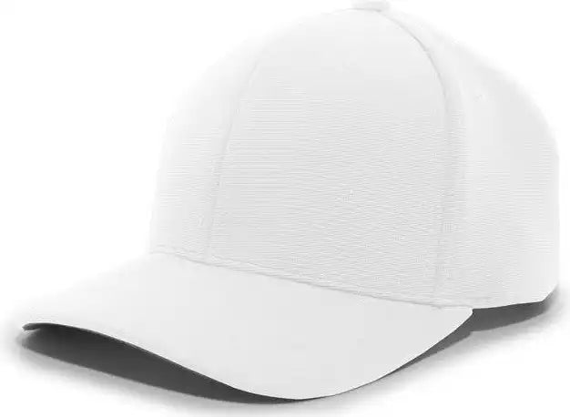 Pacific Headwear 298m M2 Performance Hook-and-loop Cap - White