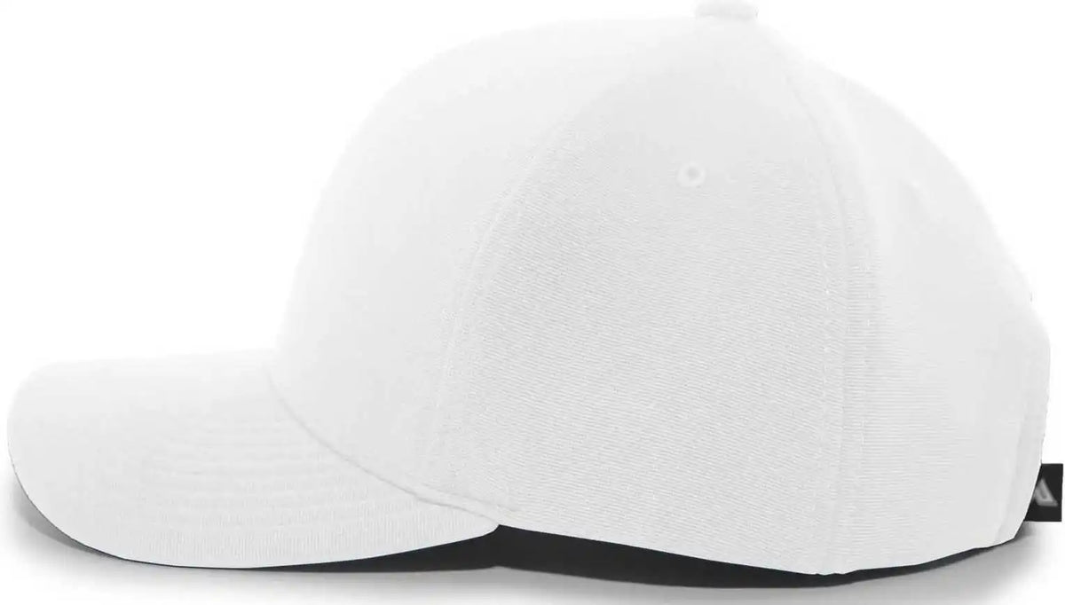 Pacific Headwear 298m M2 Performance Hook-and-loop Cap - White