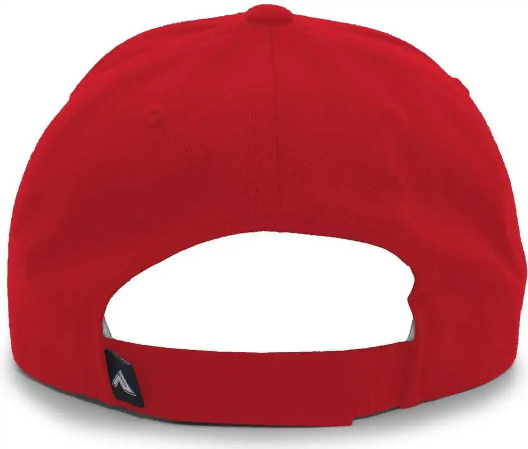 Pacific Headwear 302c Cotton Blend Hook-and-loop Cap - Cardinal