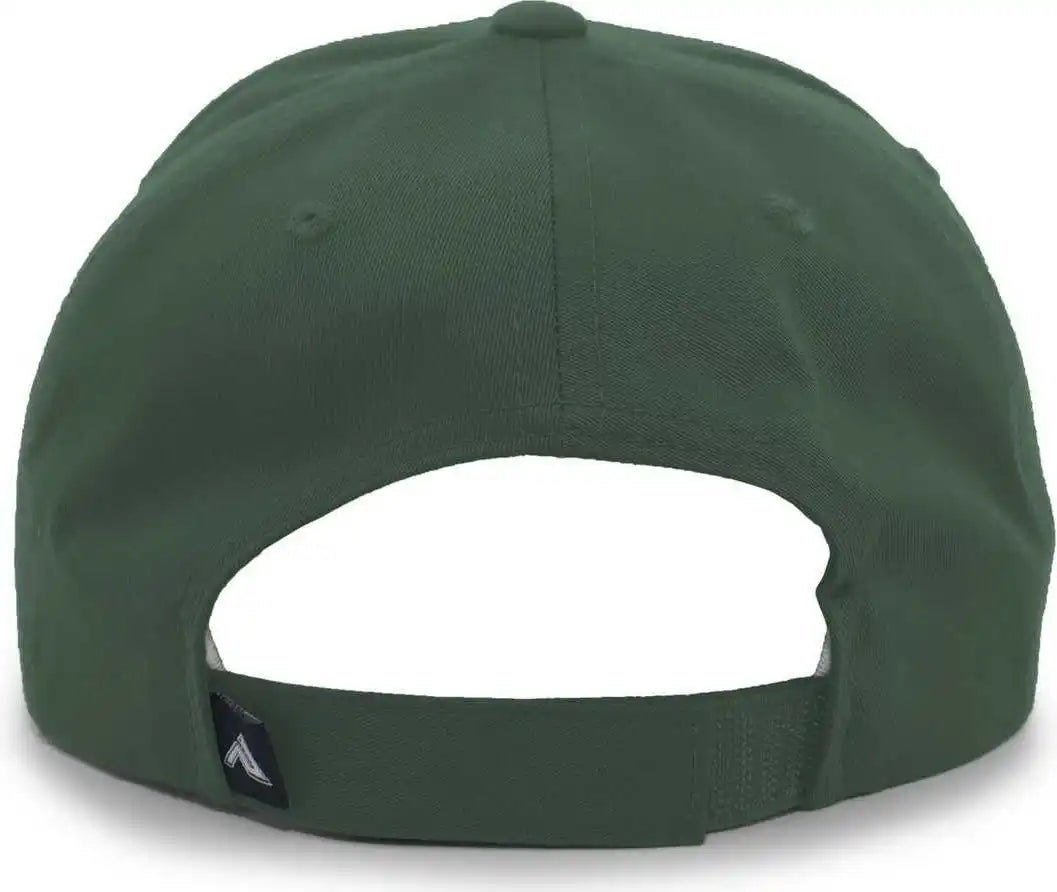 Pacific Headwear 302c Cotton Blend Hook-and-loop Cap - Dark Green