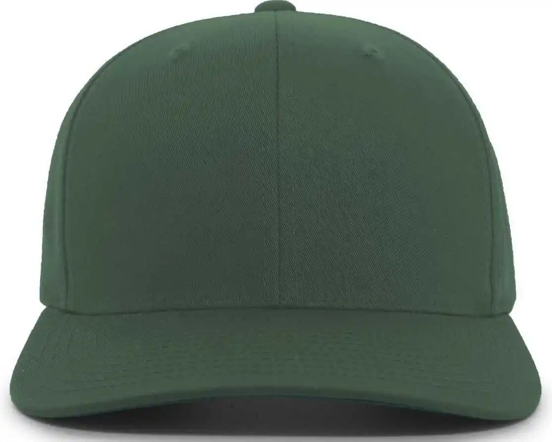 Pacific Headwear 302c Cotton Blend Hook-and-loop Cap - Dark Green