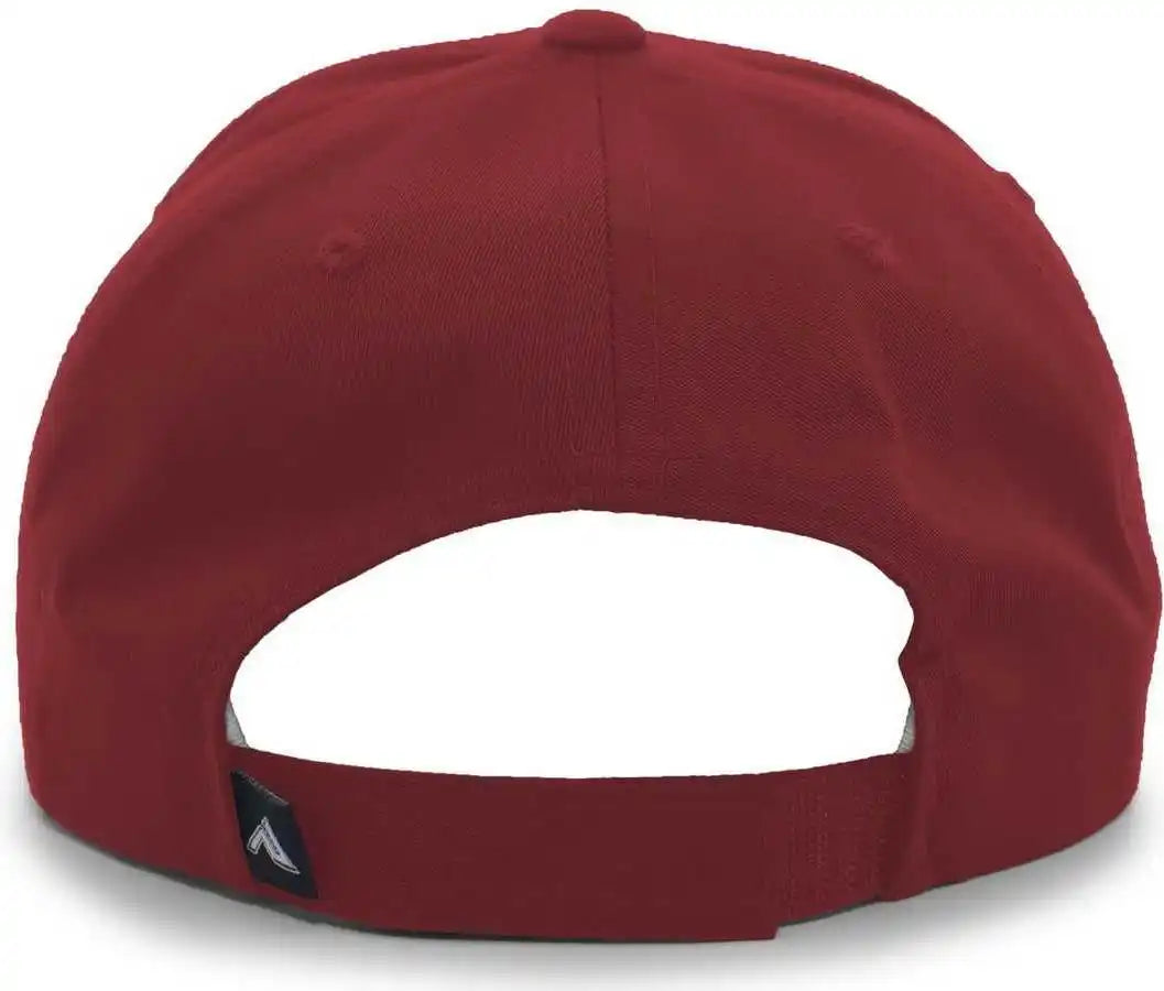 Pacific Headwear 302c Cotton Blend Hook-and-loop Cap - Maroon