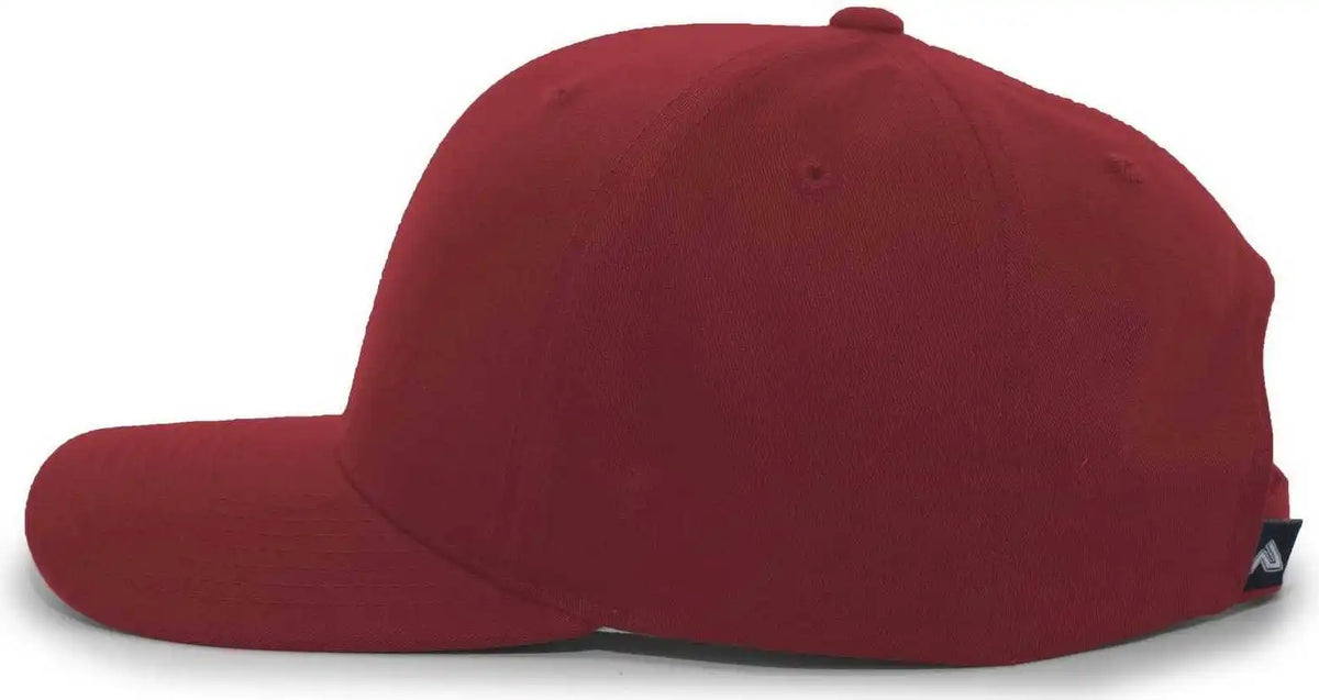 Pacific Headwear 302c Cotton Blend Hook-and-loop Cap - Maroon