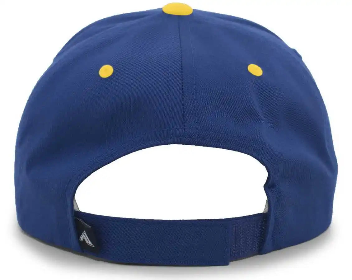Pacific Headwear 302c Cotton Blend Hook-and-loop Cap - Royal Gold - 7’’ - 7 7/8’’