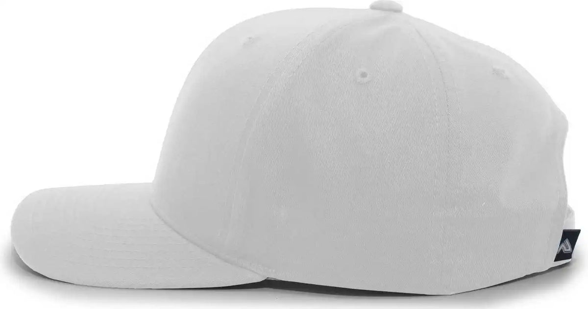Pacific Headwear 302c Cotton Blend Hook-and-loop Cap - Silver