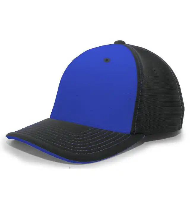 Pacific Headwear 398f M2 Performance Flexfit Cap - Black Royal