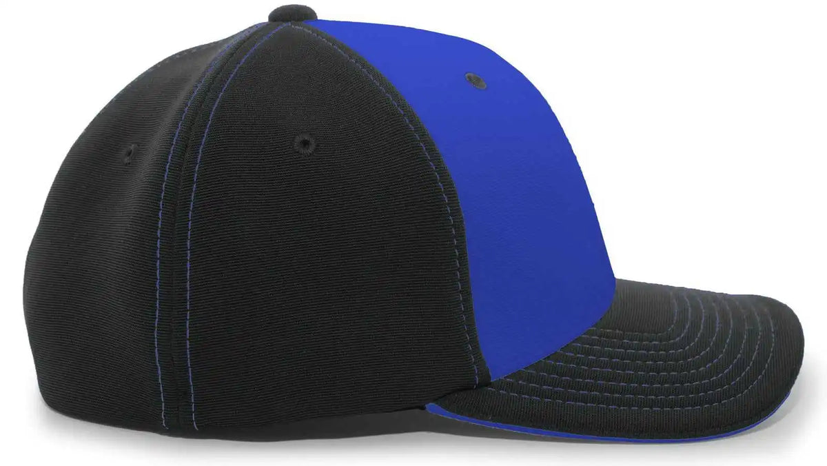 Pacific Headwear 398f M2 Performance Flexfit Cap - Black Royal