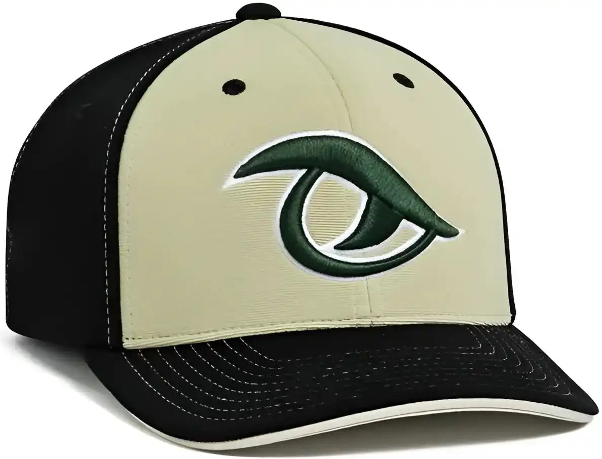 Pacific Headwear 398f M2 Performance Flexfit Cap - Dark Green Silver