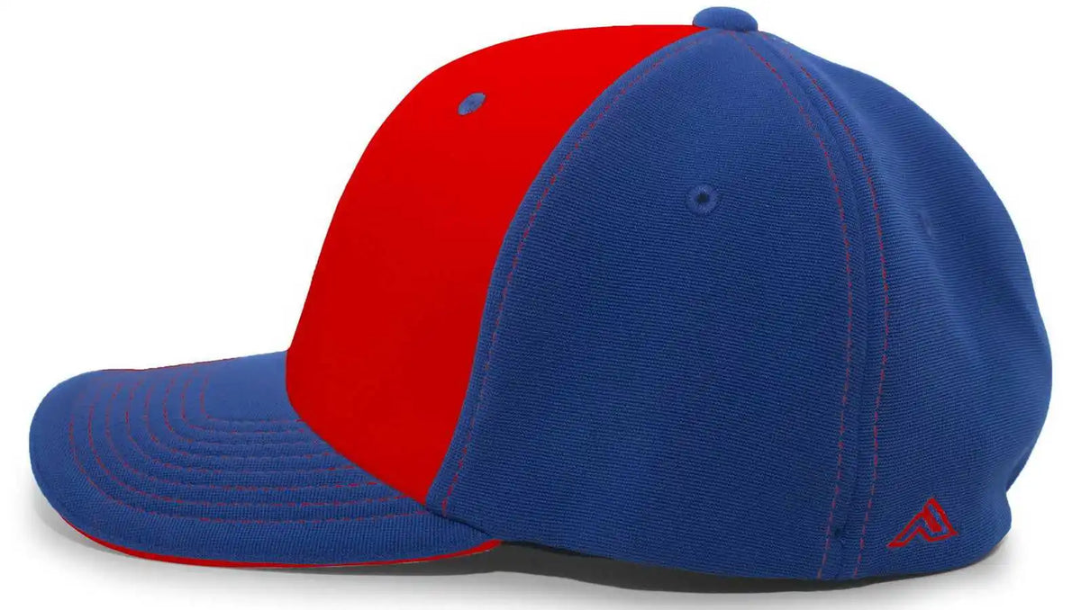 Pacific Headwear 398f M2 Performance Flexfit Cap - Royal Red