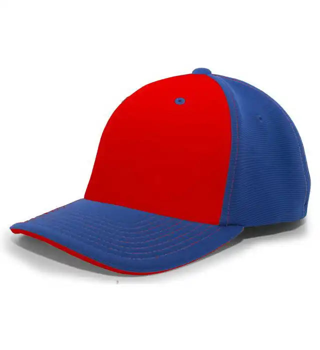 Pacific Headwear 398f M2 Performance Flexfit Cap - Royal Red