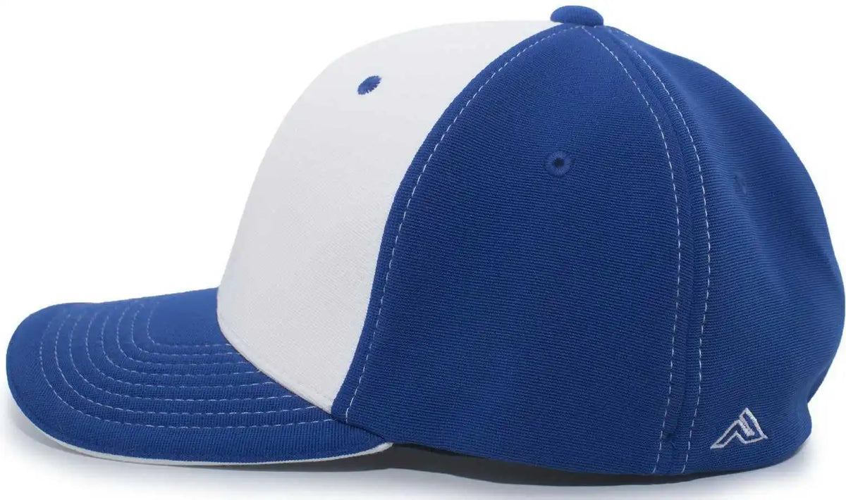 Pacific Headwear 398f M2 Performance Flexfit Cap - Royal White
