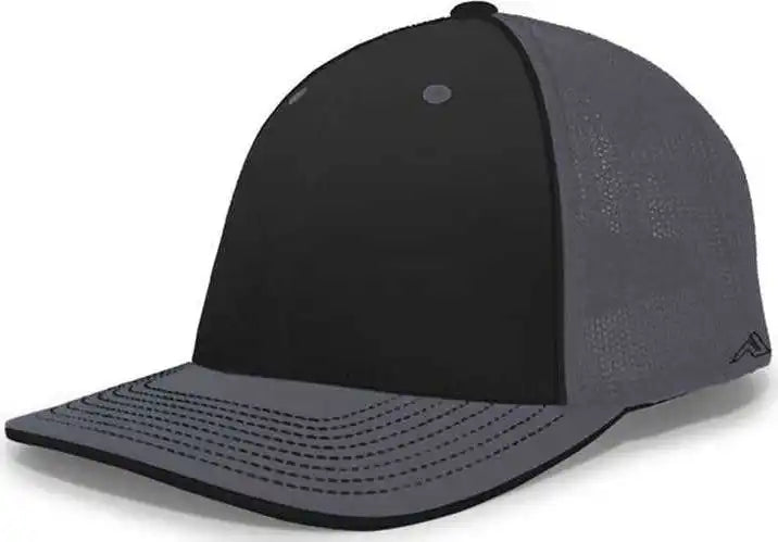 Pacific Headwear 404f Trucker Flexfit Cap - Black Graphite - 6 1/2’’ 7’’