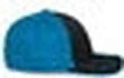 Pacific Headwear 404f Trucker Flexfit Cap - Black Neon Blue