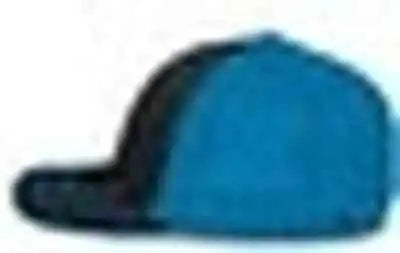 Pacific Headwear 404f Trucker Flexfit Cap - Black Neon Blue