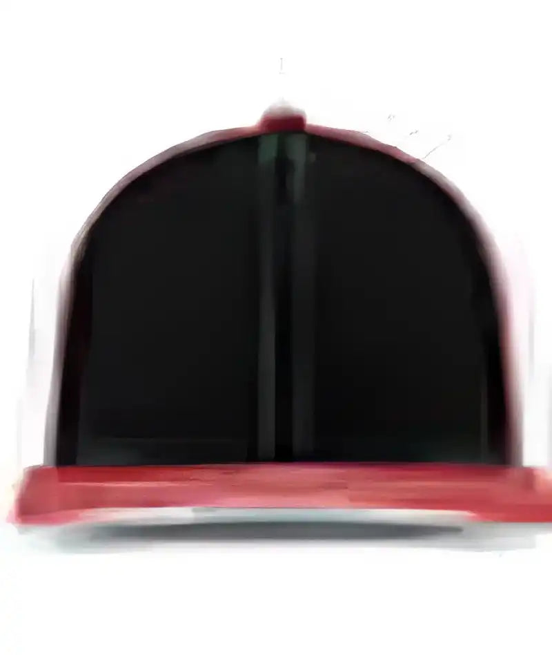 Pacific Headwear 404f Trucker Flexfit Cap - Black White Red