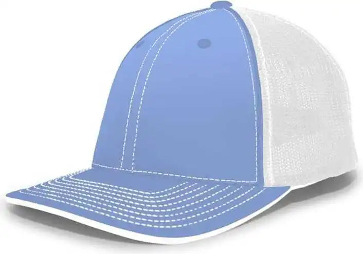Pacific Headwear 404f Trucker Flexfit Cap - Columbia Blue White - 6 1/2’’ 7’’