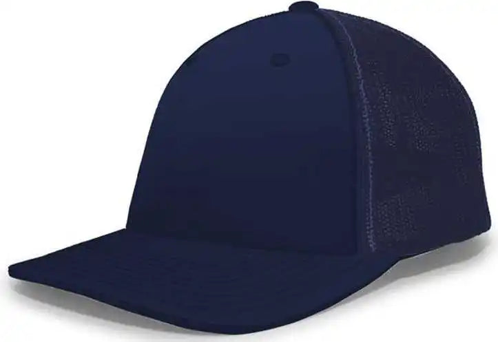 Pacific Headwear 404f Trucker Flexfit Cap - Navy - 6 1/2’’ 7’’