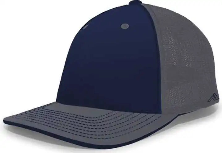 Pacific Headwear 404f Trucker Flexfit Cap - Navy Graphite - Dark Gray / 6 1/2’’ 7’’