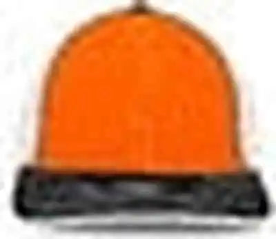 Pacific Headwear 404f Trucker Flexfit Cap - Orange White Black - 6 1/2’’ 7’’