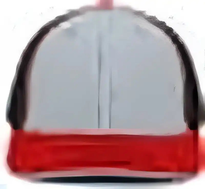 Pacific Headwear 404f Trucker Flexfit Cap - Silver Black Red - Light Gary / 6 1/2’’ 7’’