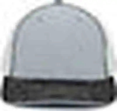 Pacific Headwear 404f Trucker Flexfit Cap - Silver White Black - Light Gary / 6 1/2’’ 7’’
