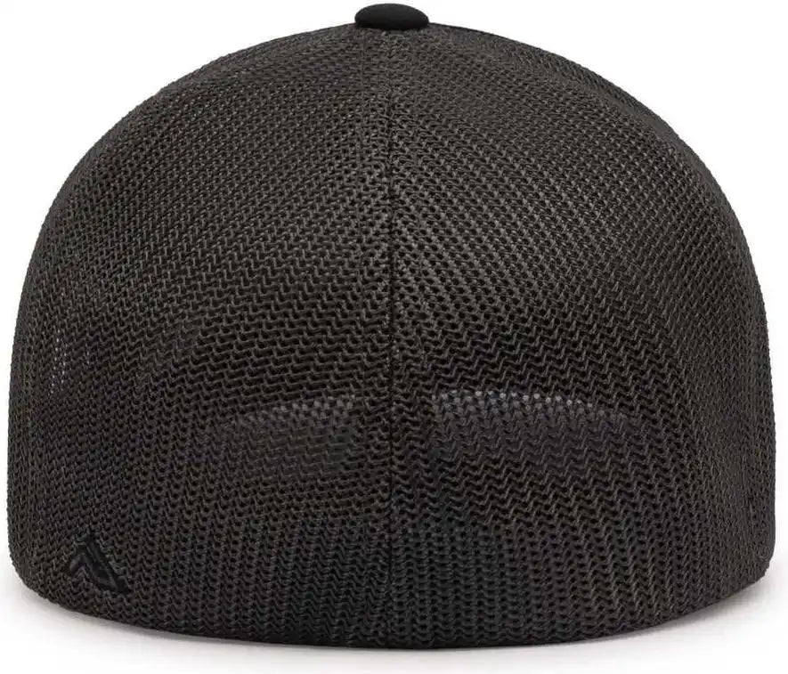 Pacific Headwear 404m Trucker Flexfit Cap - Black Graphite