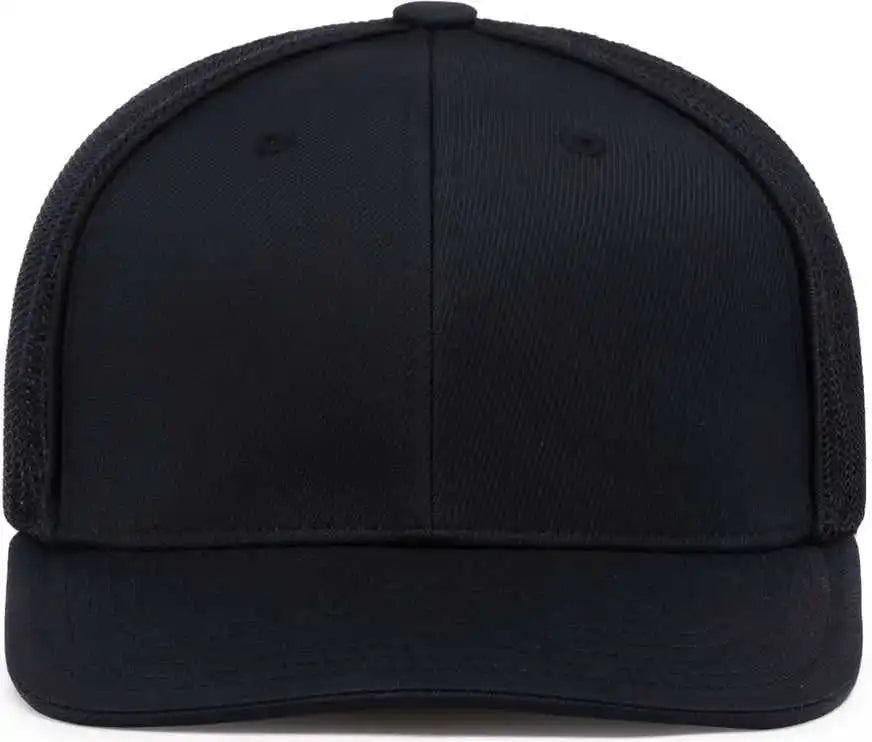 Pacific Headwear 404m Trucker Flexfit Cap - Black