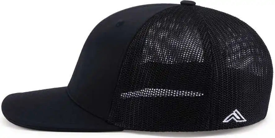Pacific Headwear 404m Trucker Flexfit Cap - Black