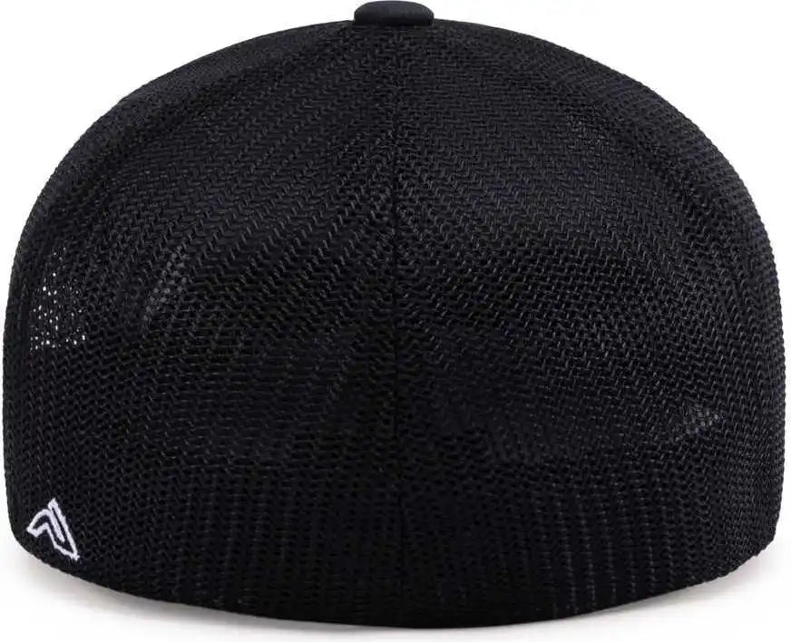 Pacific Headwear 404m Trucker Flexfit Cap - Black