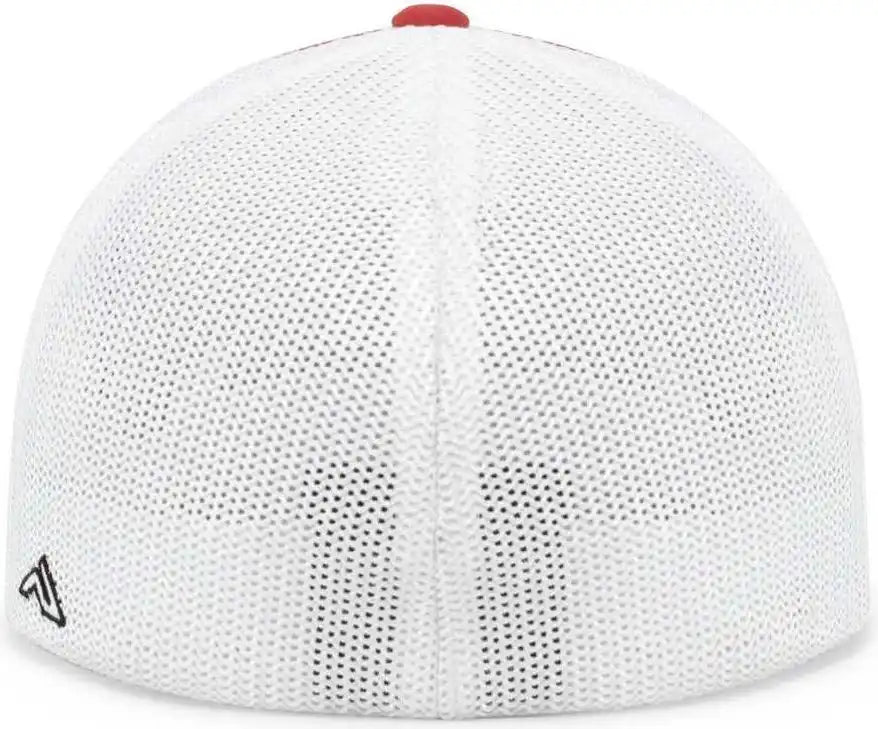 Pacific Headwear 404m Trucker Flexfit Cap - Black Red