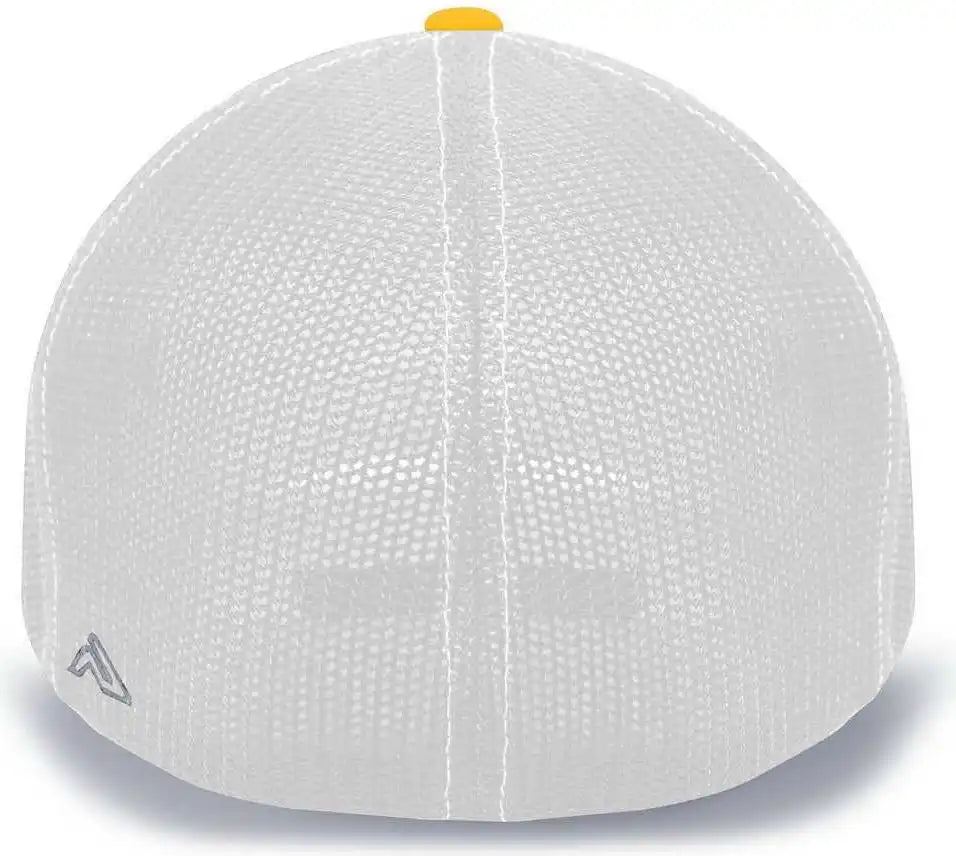 Pacific Headwear 404m Trucker Flexfit Cap - Black White Gold