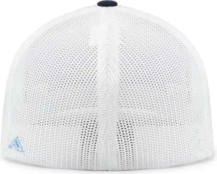 Pacific Headwear 404m Trucker Flexfit Cap - Columbia Blue Navy White