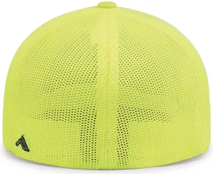Pacific Headwear 404m Trucker Flexfit Cap - Graphite Neon Yellow