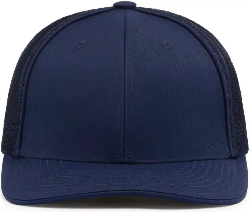 Pacific Headwear 404m Trucker Flexfit Cap - Navy