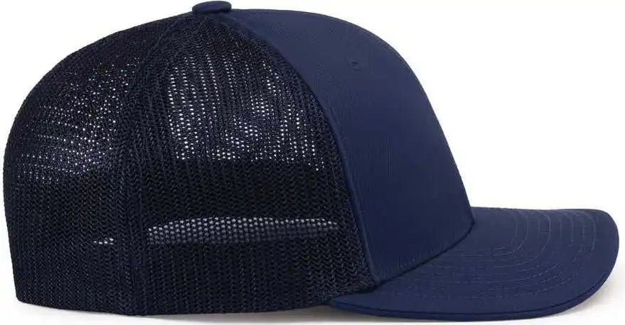 Pacific Headwear 404m Trucker Flexfit Cap - Navy