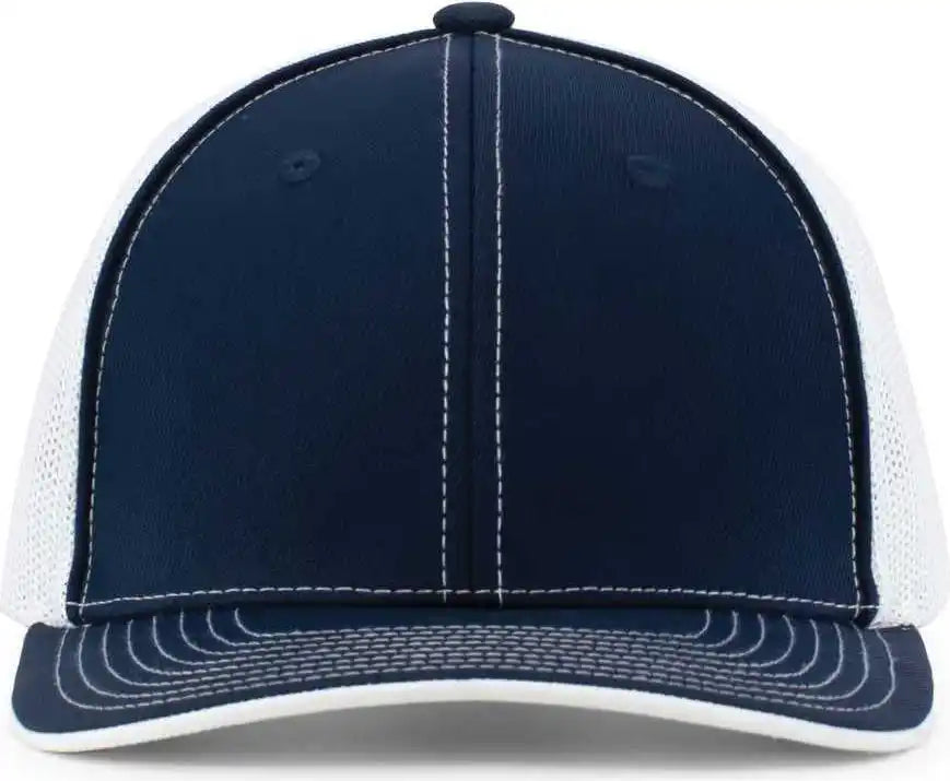 Pacific Headwear 404m Trucker Flexfit Cap - Navy White - 6 1/2’’ - 7’’