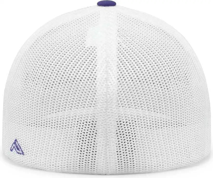 Pacific Headwear 404m Trucker Flexfit Cap - Purple White